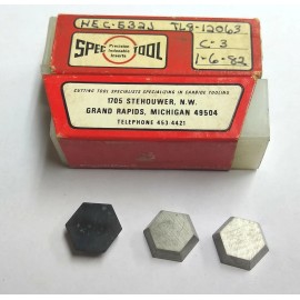 Valenite 5pc WHPC 532 Hexagon shape Carbide Inserts Valenite Face Mill Cutter 5/8 Hex