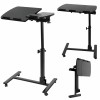 Segawe Adjustable Height Angle Rolling Laptop Desk Stand Table Tilting