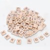 100 PCS Wood Letter Tiles Wooden Tiles