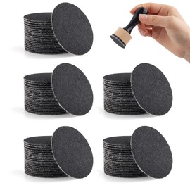100 Pieces Sanding Disks for Use with Mini Ink Blending Tool,Medium-Grit Sandpaper Provides The Ideal Friction to Work On Cardstock, Chipboard, Wood,Remove Bits of Color or Paper