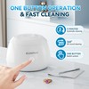 KUNPHY Ultrasonic Retainer Cleaner, 48kHz Denture Cleaner Machine with Cleaning