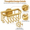 Gold Sink Sponge Holder for Kitchen Organization – Suction Cup