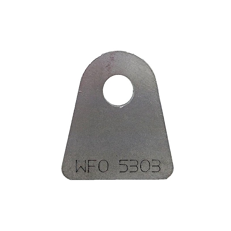 WFO Concepts Fabricator Shock Mount Tab, Flat Bottom, Laser Cut,