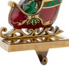 Widdle Gifts Ltd Christmas Metal Sleigh Stocking Hanger Holder Fireplace