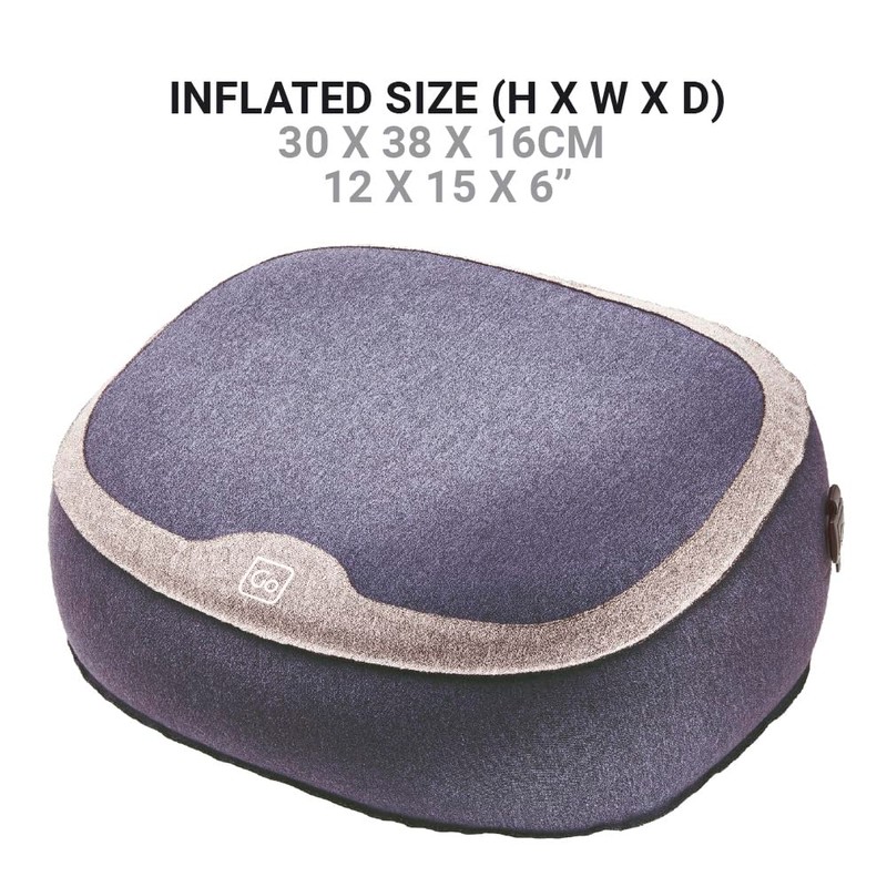 Go Travel Fusion Foot Rest, Soft Foam Inflatable Foot Rest,