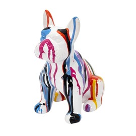 THE HOME DECO FACTORY Ceramic Bulldog Sculpture 20 cm