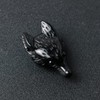 YGLINE Wolf Head Stone Statue,Polished Healing Crystal Hand-Carved Gemstone Crystal
