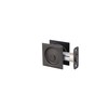 Kwikset 335SQT-15 Square Privacy Pocket Door Lock Satin Nickel Finish