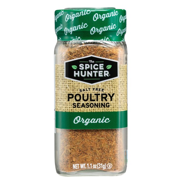 The Spice Hunter Poultry Seasoning, Organic, 1.1-Ounce Jars (Pack of 6)