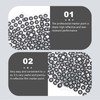 Baluue 5pcs 3D Scanning Markers for 3D Scanner with Black