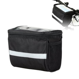 Bicycle Basket Front Bag, Bicycle Bag, Front Bag for Bicycle, Handlebar Bag, Bicycle, with Handlebar Adapter for Bicycle, Ebike and Electric Bicycles, Bicycle Basket Front, Waterproof Handlebar Bags