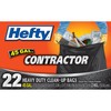 Hefty Heavy Duty Contractor Bags - 45 Gallon, 4 Packs