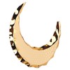 Serving Platter Zinc Alloy Fruit Plate Contemporary HalfMoon Shape Tableware