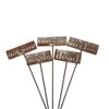 Classic Metal Garden Markers 19 Inches Tall (Bulk Discount Five