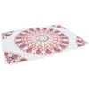styleBREAKER Rectangular Beach Towel with Paisley Ornament Pattern and Pompom