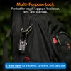 TSA Approved Cable Luggage Locks, 6 Pack, Easy Read Dials