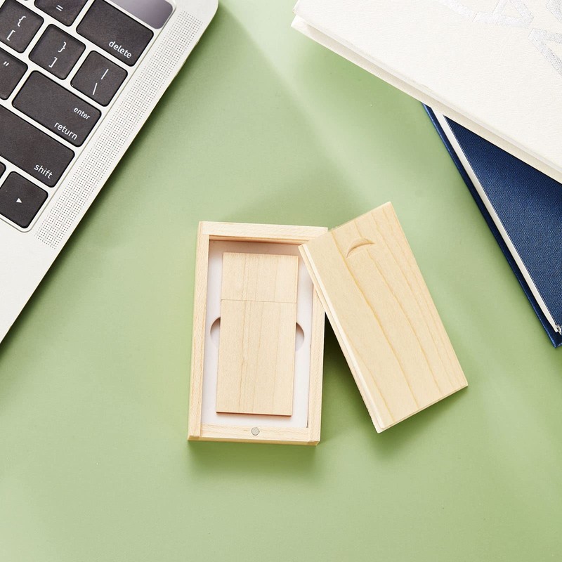 GARRULAX USB Flash Drive, 32 GB Wooden USB 2.0 High