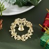 HAISWET Christmas Brooch for Women Green Wreath Brooch Pins with