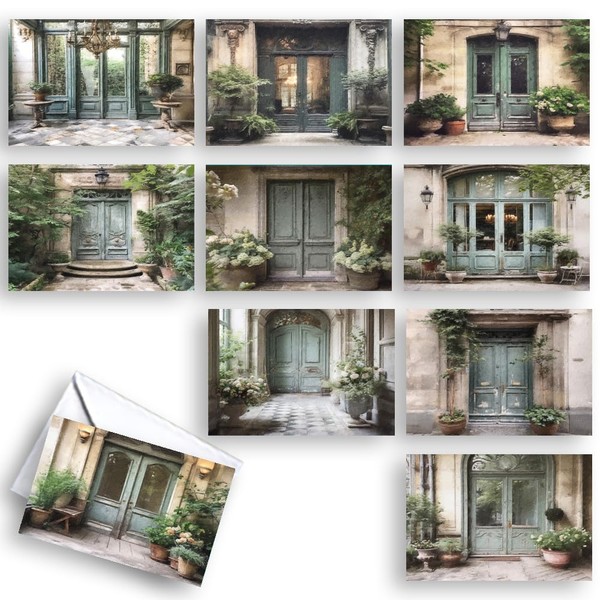 Wright Home & Gift Rustic Entryway Doors All-Occasion Blank Note