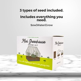 Mini Greenhouse Grow Kit - Comes With Everything To Start Growing Herbs