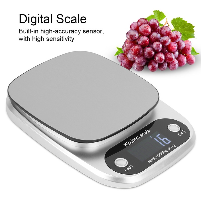 Mini Portable Stainless Steel Electric Scale Balance Kitchen Baking Accessory