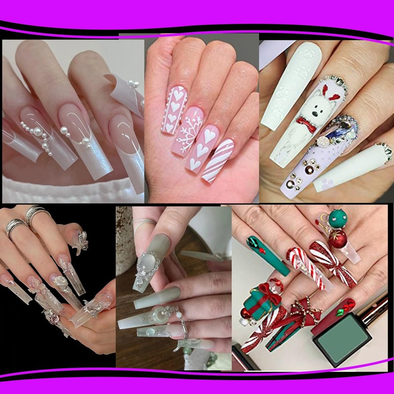 120PCS Nail Forms for Poly Nail Gel, Reusable Acrylic Nail