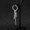 Tete Earrings Fake Earrings Chain Spike BTS Style Single Ear