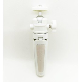 FOTOBETTER MT-08 White Mini Tripod, Tripod, 3-Level Telescopic Selfie Stick, Mini Vlog, Tabletop Tripod, 360° Rotation, Lightweight, Convenient to Carry, For Playing Trip