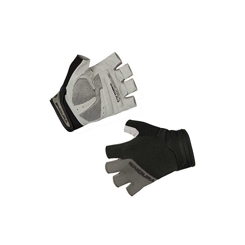 Endura Kids Hummvee Plus Unisex Children's Cycling Gloves, Black, 9-10