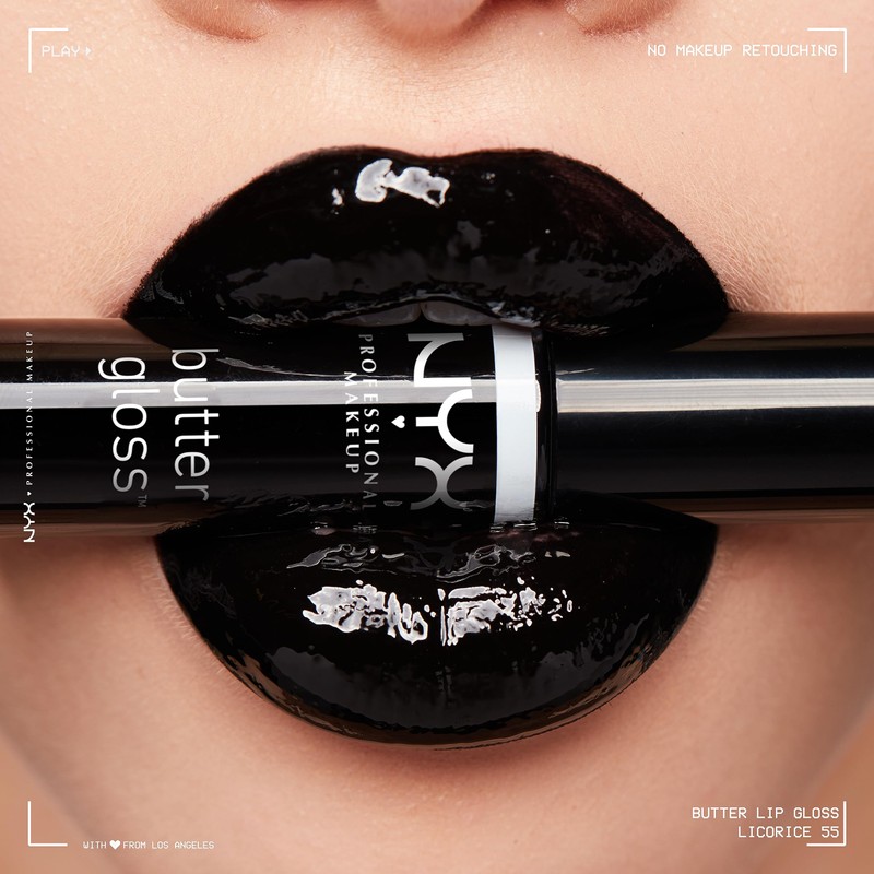 NYX PROFESSIONAL MAKEUP Butter Gloss, Non-Sticky Lip Gloss - Licorice