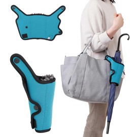 ＨａｔｓｕｍｅｉＬａｂｏｘ Kasamon M2 (Blue) | Hands-Free Umbrella Holder with Microfiber Absorption