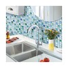 Beaustile Decorative Tile Stickers Peel Stick Backsplash Fire Retardant Tile