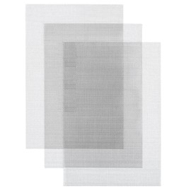 Stainless Steel Mesh Flat Weave Wire Mesh, Set of 3, 11.8 x 8.3 inches (30 x 21 cm), 20 Mesh, 0.04 inch (1 mm), Wire Diameter 0.02 inch (0.4 mm), A4 Size, Industrial Wire Mesh, Filtration Net, High Hardness, Ventilation, High Temperature, Rustproof, Gard