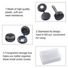 INCREWAY Screw Cover Caps, 100 Pcs Plastic Caps with Fold