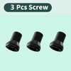 TBPA 3Pcs 12mm Round Tungsten Carbide Cutters Inserts Set for