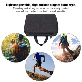 Tbest Estuche de Transporte para Walkie Talkie Bolso con Soporte para Radios UV 5R BF F8 + F8HP DM-5R