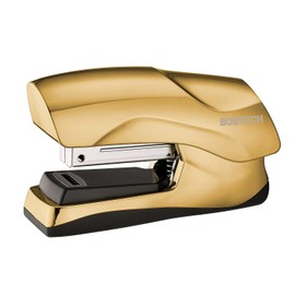 Bostitch Office Heavy Duty Stapler, 40 Sheet Capacity, No Jam, Half Strip, Fits into the Palm of Your Hand, For Classroom, Office or Desk, Gold Chrome