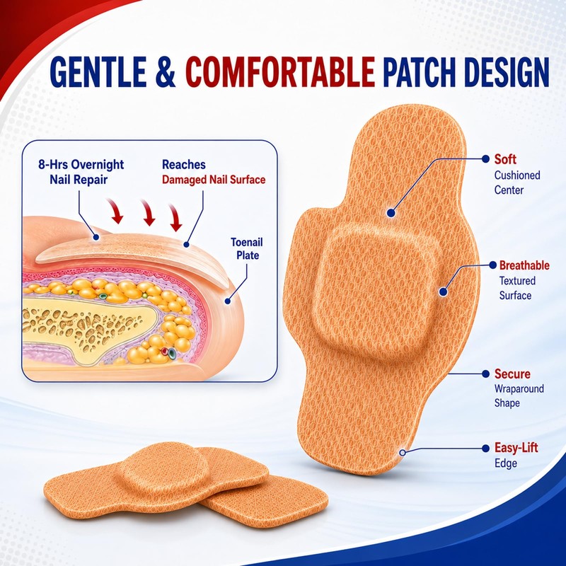 Toenail Care Patches,21 Count Nail Patches for Toenail and Fingernails