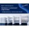 Dymoliitry Curtain Spacers(10 Spacers) - Finials for Drapes - Curtain