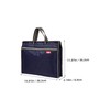 Healeved Oxford Fabric Document Bag with Handle Dual File Tote