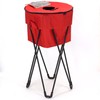 Household Essentials 2170-1 Standing Ice Cooler, Red