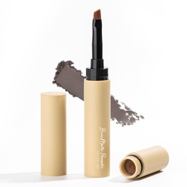 Grey Brow Pomade Pen, Waterproof Long Lasting Eyebrow Powder Cream, Highly Pigmented Eyebrow Pomade for Natural Brows Shaping Makeup YES.EYE DO (Iron Mist-Gray)