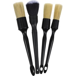 MERRYHAPY 1juego Brochas de Jabali para Detallado Automotriz Cerdas Suaves Rayones Cepillos para Detalles Interiores de Coche Limpieza Delicada y Eficaz Reutilizables y Duraderos