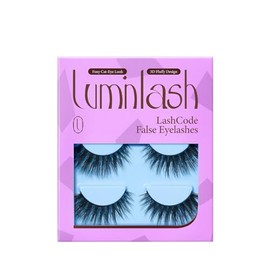 LashCode Pestañas Postizas 3D – Fluffy, One-Piece Design, Aptas para Principiantes y Ultra Cómodas, Efecto Profesional y Reutilizable (6-14-15 mm)