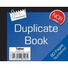numbered duplicate receipt book half size - no carbon required (NCR)