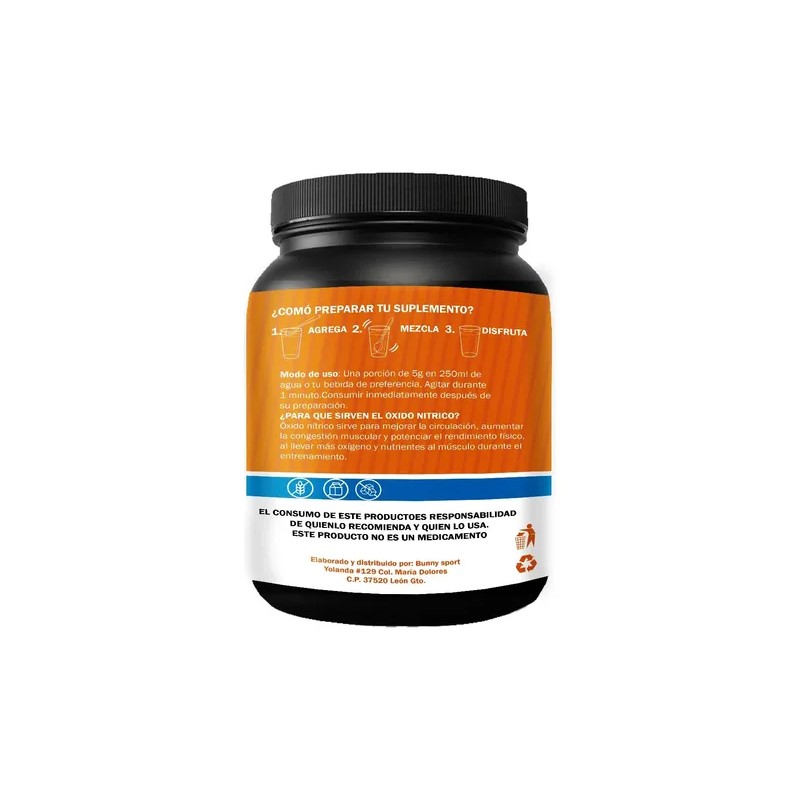Óxido Nítrico Pre Entreno Promex 1kg 200 Servicios Sabores