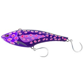 Madmacs 200mm High Speed Sinking 8" Trolling Lure for Bluefin Tuna Yellowfin Wahoo and Mahi Mahi, Nuclear Coral Trout