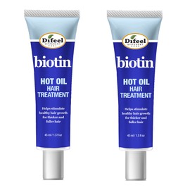 Difeel Difeel Hot Oil Hair Treatment with Biotin 1.5 oz. (Pack of 2) - Biotin Hot Oil Treatment