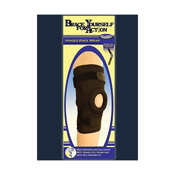 Hinged Knee Wrap w/ Open Patella BYFA (S/M (12-16"))