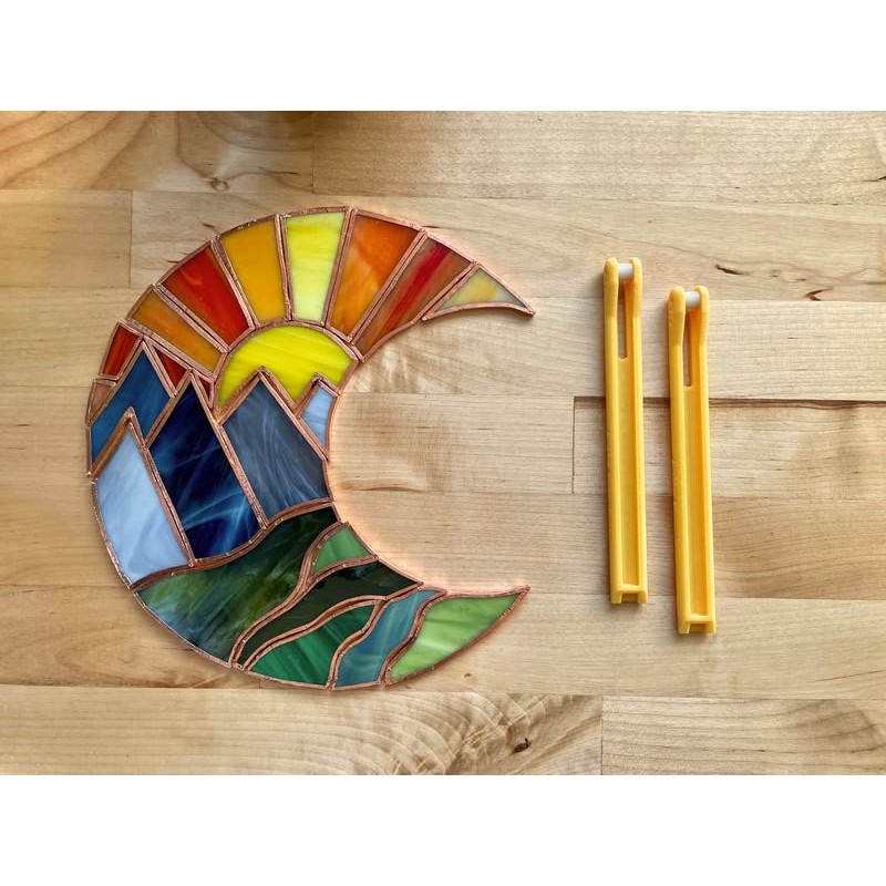 1/4" Hand Copper Foiler Tool for Stained & Clear Glass